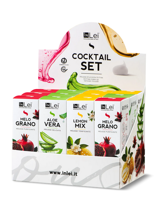 COCKTAIL SET TRAVEL SIZE mezcla desmaquillante para pestañas, cejas y rostro 50ml