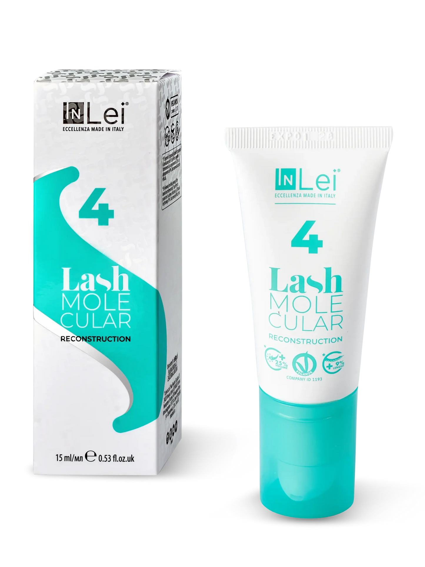 LASH MOLECULAR 4 reconstrucción molecular para pestañas y cejas 15ml
