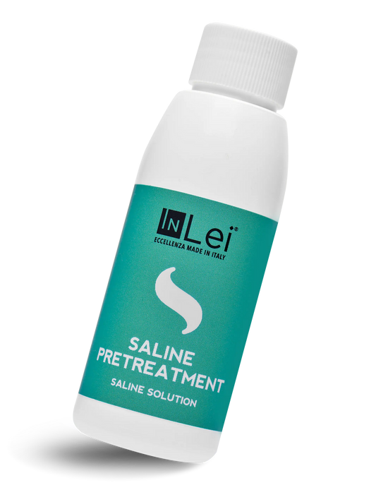 Desengrasante InLei "SALINE PRETREATMENT" 100ml solución salina para pestañas y cejas