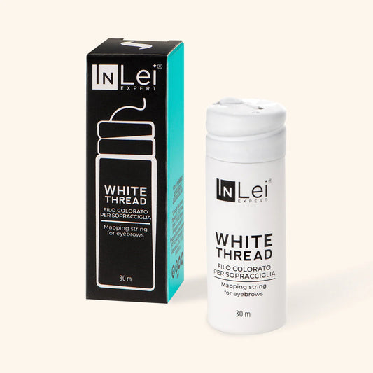 Hilo tintado para el mapeo de cejas INLEI® WHITE TREAD