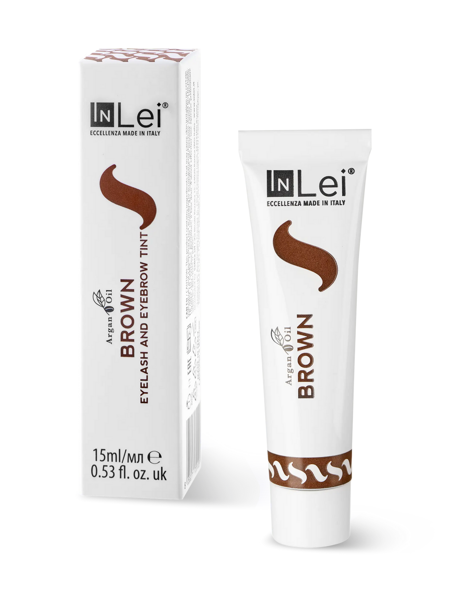 BROWN tinte marrón para pestañas y cejas con aceite de argán 15ml