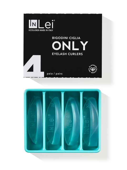 ONLY - bigudíes de silicona para pestañas 4 tamaños de mezcla