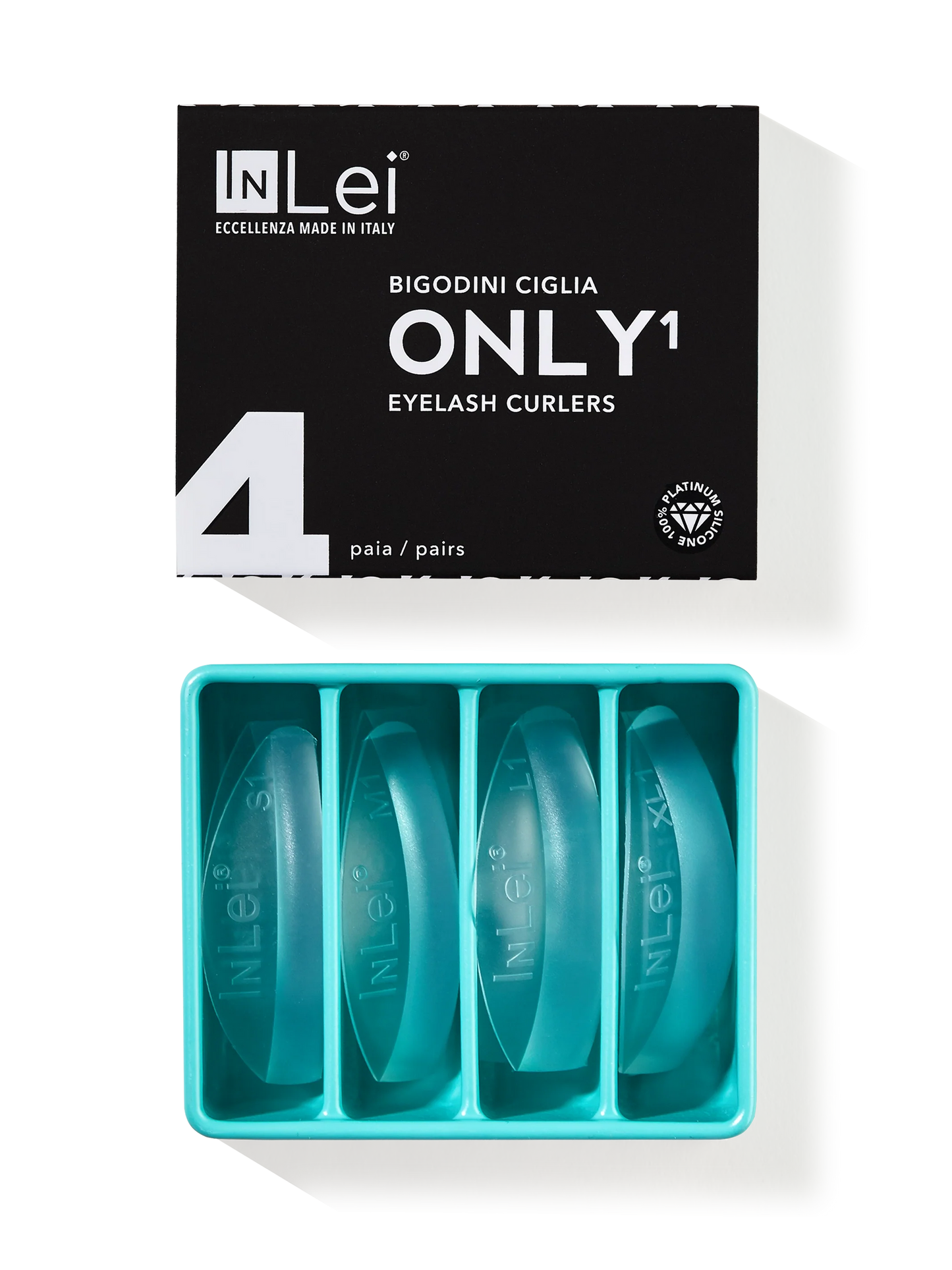 ONLY 1 bigudes de silicona para pestañas mix 4 tamaños
