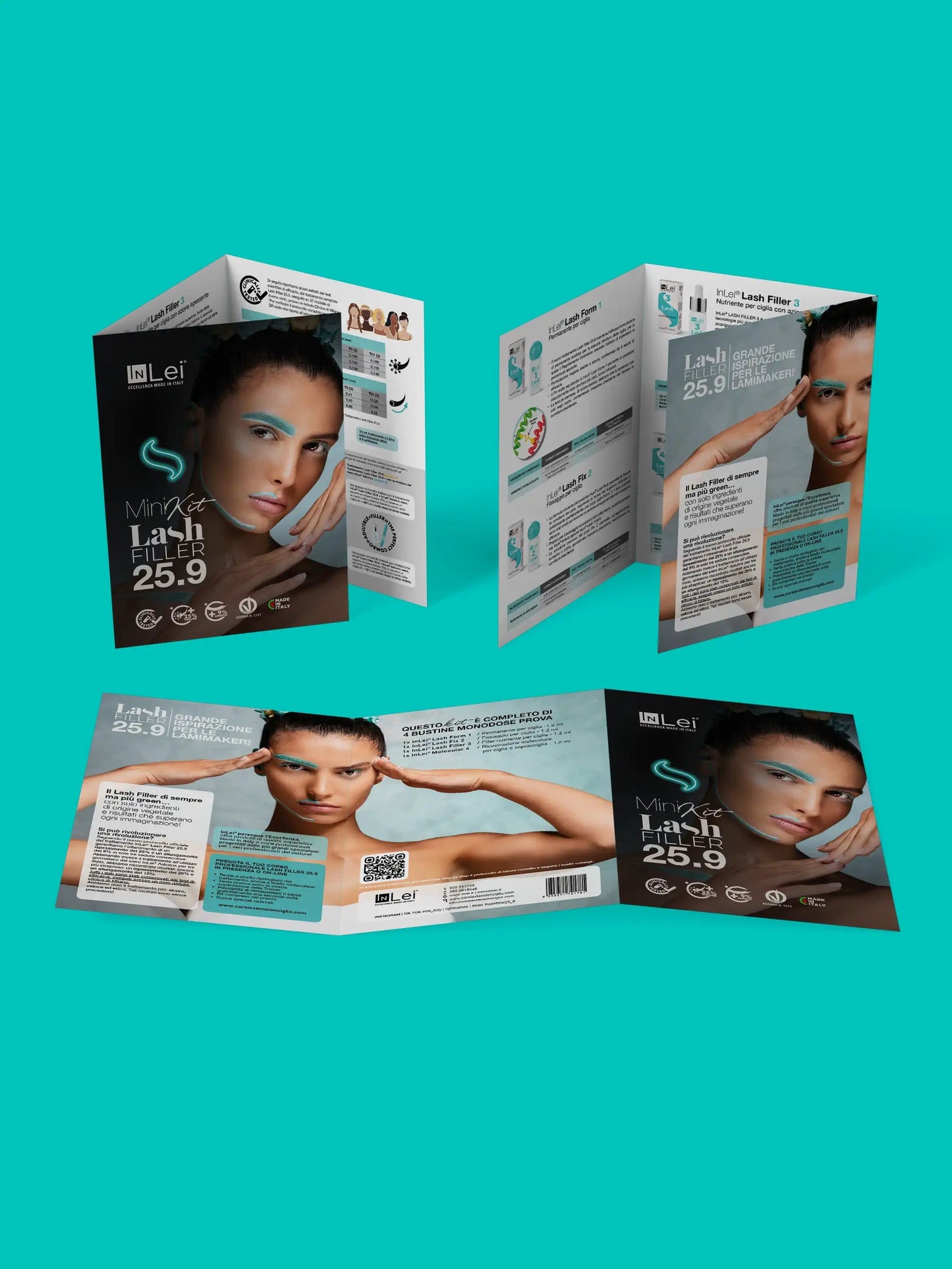 MINI KIT LASH FILLER 25.9 laminación de pestañas 4 x 1,2 ml