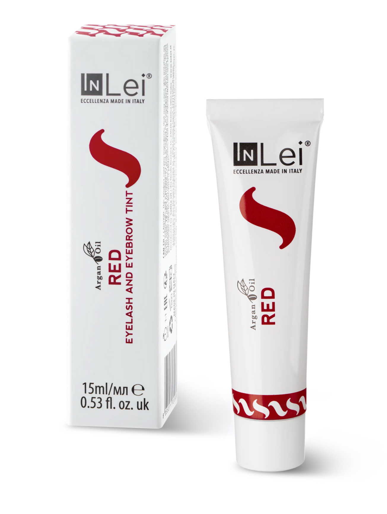 RED tinte rojo para pestañas y cejas con aceite de argán 15ml