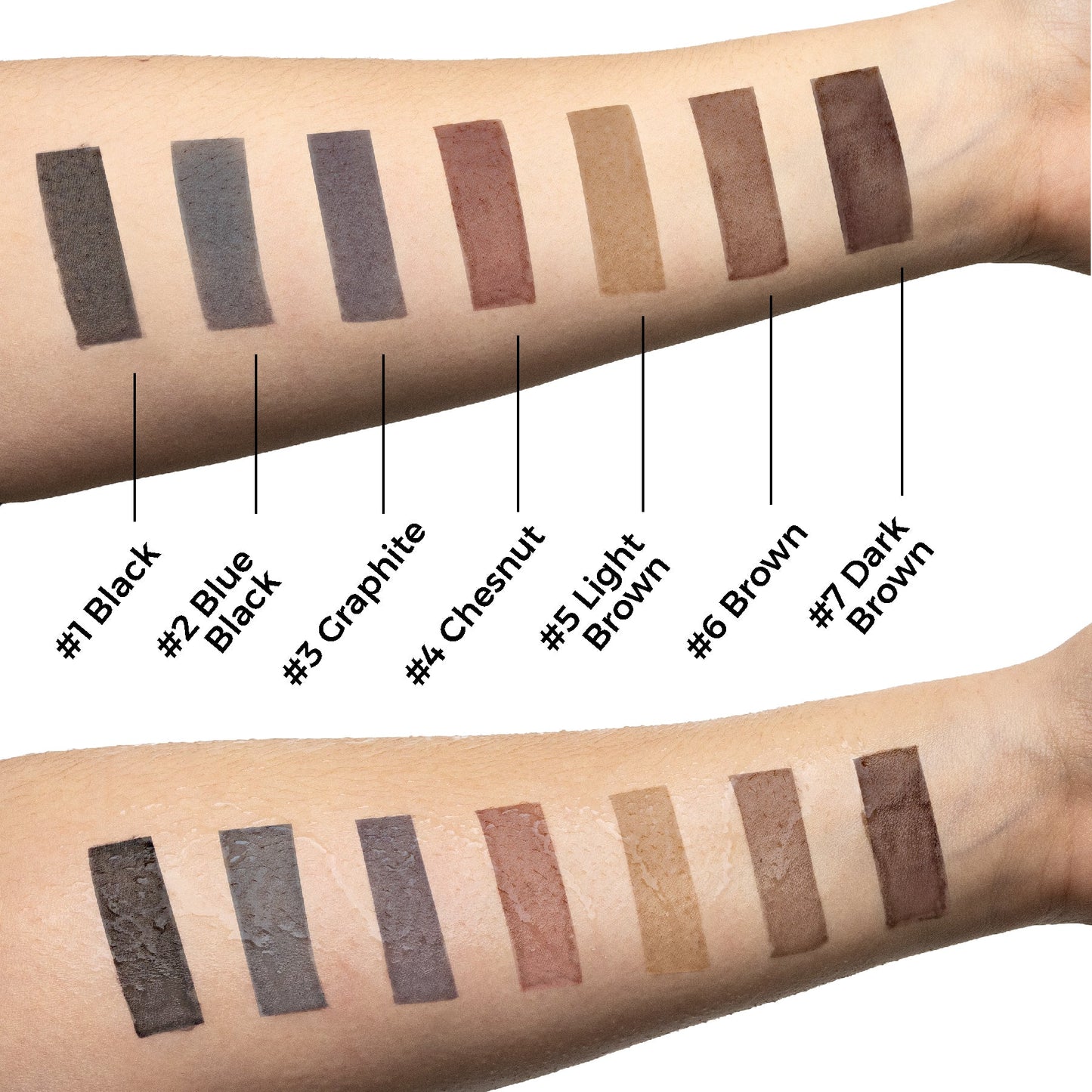 NOVEDAD! BRONSUN® CREMA tinte para cejas y pestañas Negro Azulado N2 (Blue Black)