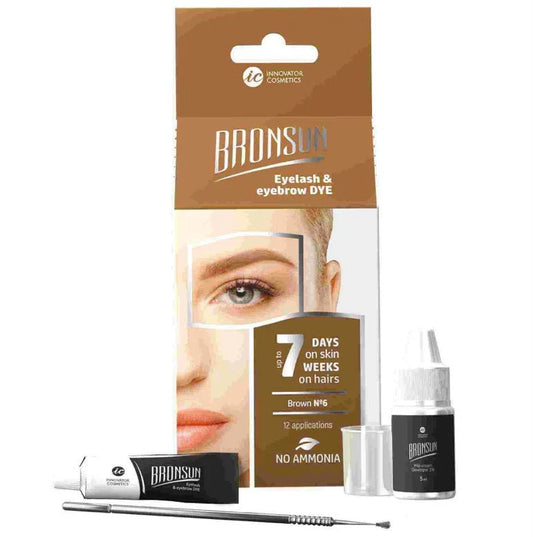 Home kit uso en casa gel tinte para cejas y pestañas Marron N6 (Brown)